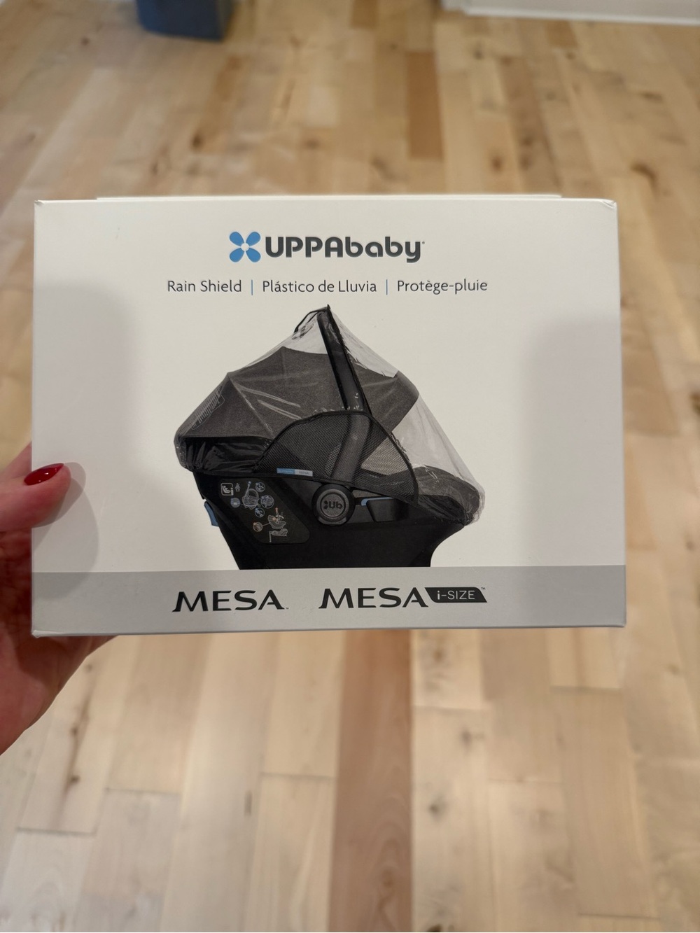 UPPAbaby Mesa Rain Shield - Clear/Black